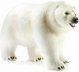 Anima Ours polaire à 4 pattes 105 cm