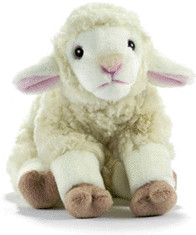Anima Agneau blanc 25 cm
