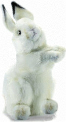 Anima Lapin dressé blanc 32 cm