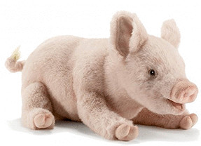 Anima Cochon couché 33 cm