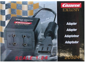 Carrera EXCLUSIV Adaptateur pour Exclusiv Transformateur sur Exclusiv numérique (20524)