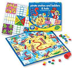 Pirate Snakes and Ladders & Ludo