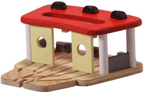 Plan Toys PlanCity - Road & Rail Roundhouse