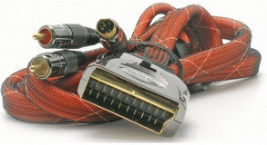Metronic 420215 - Peritel mâle / 2 RCA mâle - 1,5m