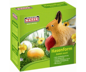 KAISER 3D Hasenform ca.0,5 l Frühling Antihaftbeschichtung Osterhase Ostern Hase