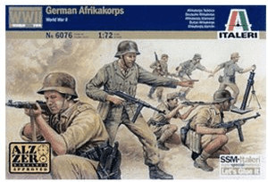 Italeri Corps allemand de l'Afrique WWII (6076)