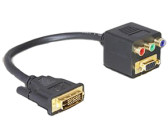 2 adaptadores de audio y video HDMI RCA, divisor de señal digital de 3 vías  1080P AV HDMI a convertidor de interfaz de adaptador de audio 3 RCA,  adecuado para PC, HDTV