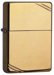 Zippo Classic Regular Vintage Brass high polished