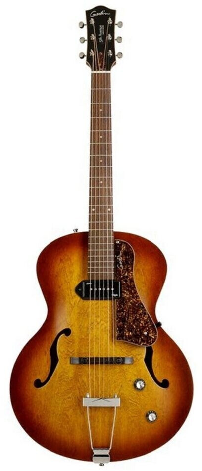 Godin 5th Avenue Kingpin Cognac Burst