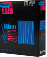 Rico Reeds Select Jazz Filed Reeds Soprano Saxophone, 10er Box