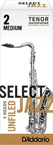 Rico Reeds Select Jazz Unfiled Reed Tenor Saxophone x 5