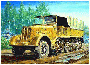 Trumpeter Famo Sd.Kfz. 9/18 Ton Halftrack (7203)