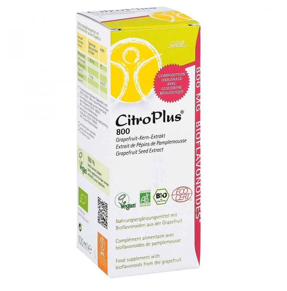 GSE Citroplus 800 Bio grapefruit seed Extract Liquidum (100 ml)