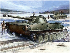 Trumpeter Russian PT-76 Light Amphibious Tank (0380)