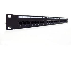DIGITUS LSA Patch-Panel Cat-6-8 Ports - Rack 10 Pouces - 1 U - blindé -  Classe E - Noir RAL 9005 - Prise, multiprise et accessoires électriques -  Achat & prix