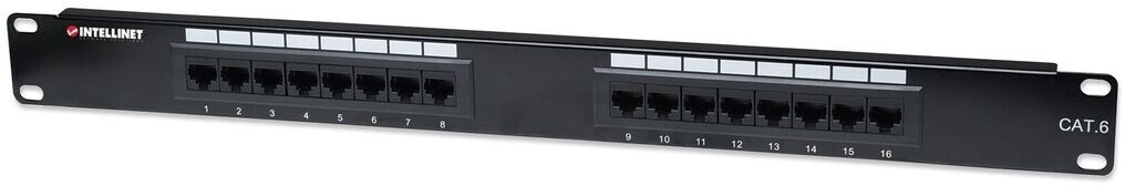 Intellinet 19" Patch Panel 16 Port Cat. 6 1U UTP