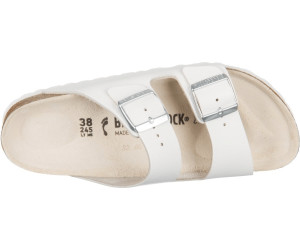 Birkenstock arizona natural leather white outlet