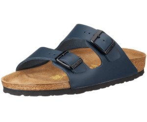 Birkenstock arizona hotsell natural leather blue