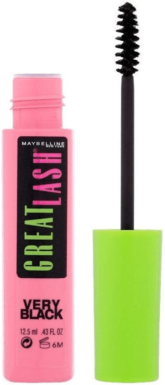Gemey Maybelline Great Lash Mascara Blackest Black (12,5 ml)