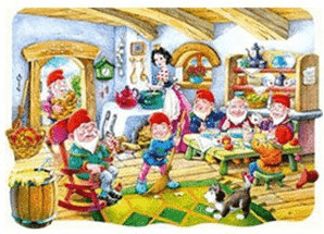 Castorland Blanche Neige et les 7 Nains (20 pièces)