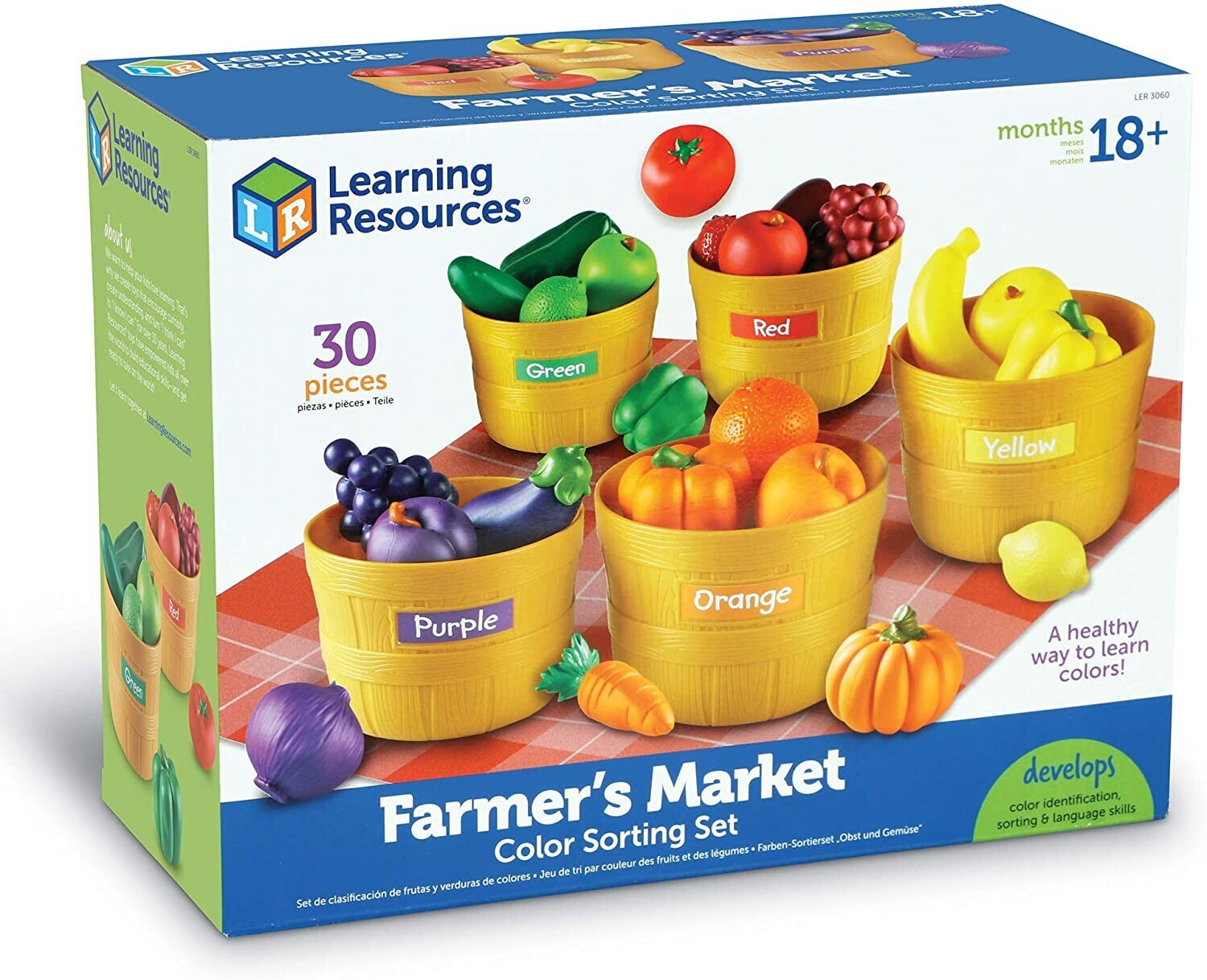 Learning Resources Pretend and Play - Farmers Market Fruit Set