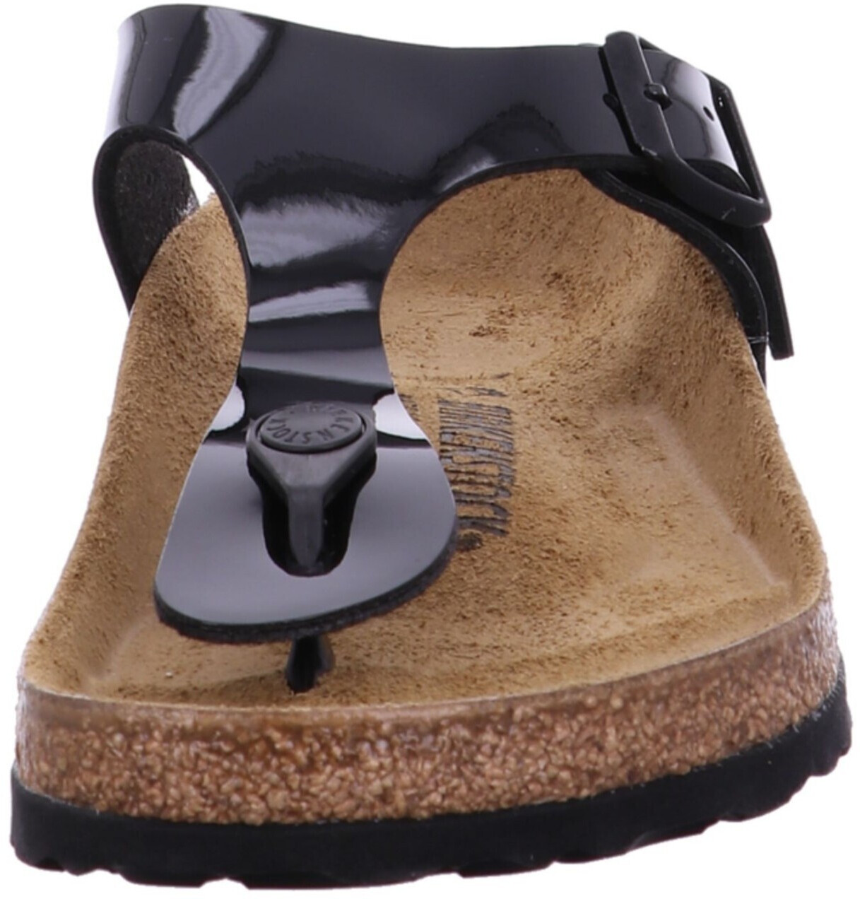 Birkenstock gizeh noir vernis deals