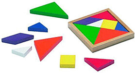 Tangram multicolore