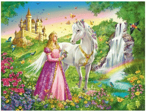 Ravensburger Princess with horse (XXL-Puzzle, 200 pieces)