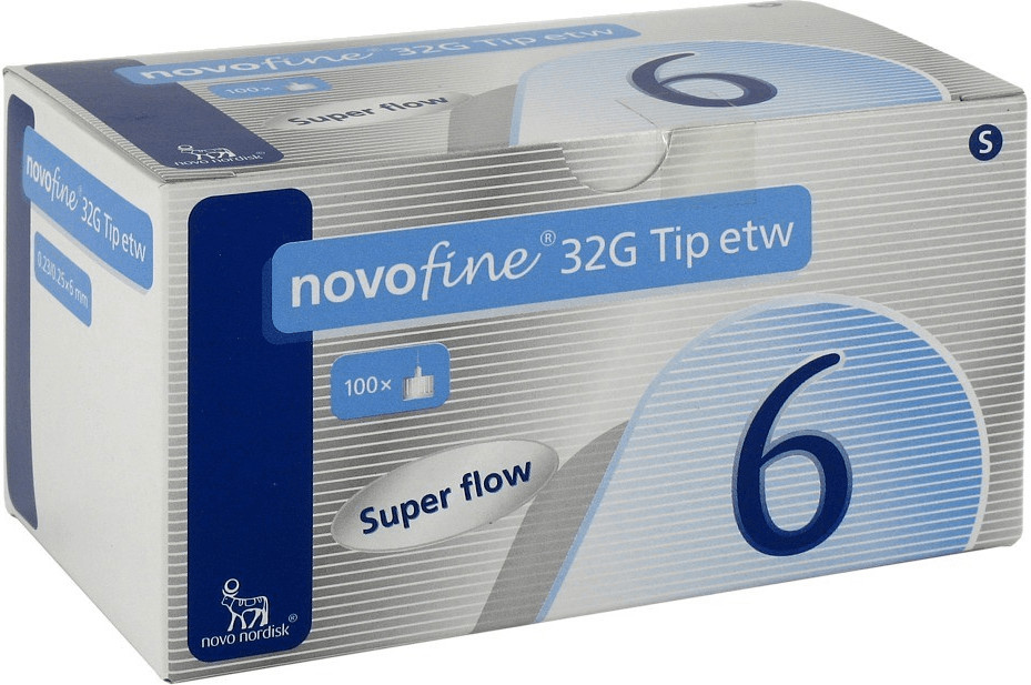 NovoFine® 6mm 32g TIP etw Injektionsnadeln 100 St - SHOP APOTHEKE