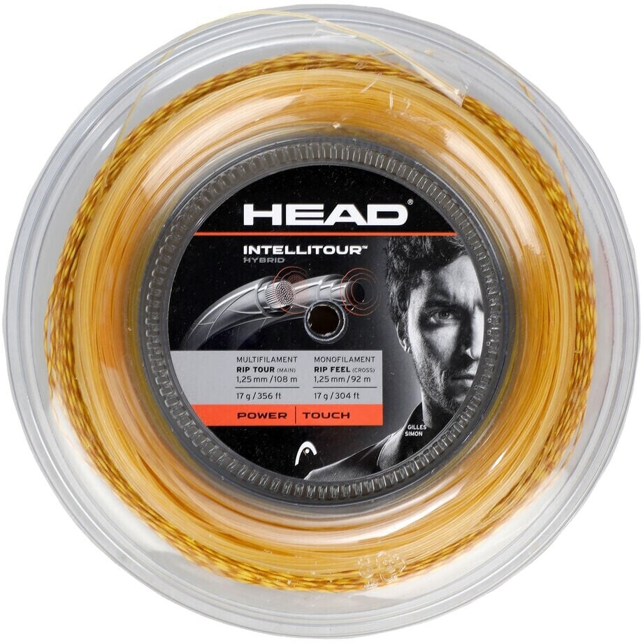 HEAD Intellitour - Corda Per Racchetta Da Tennis Multifilamento - 200 M - Gauge 1.30 Mm - Sensazione Morbida E Potenza