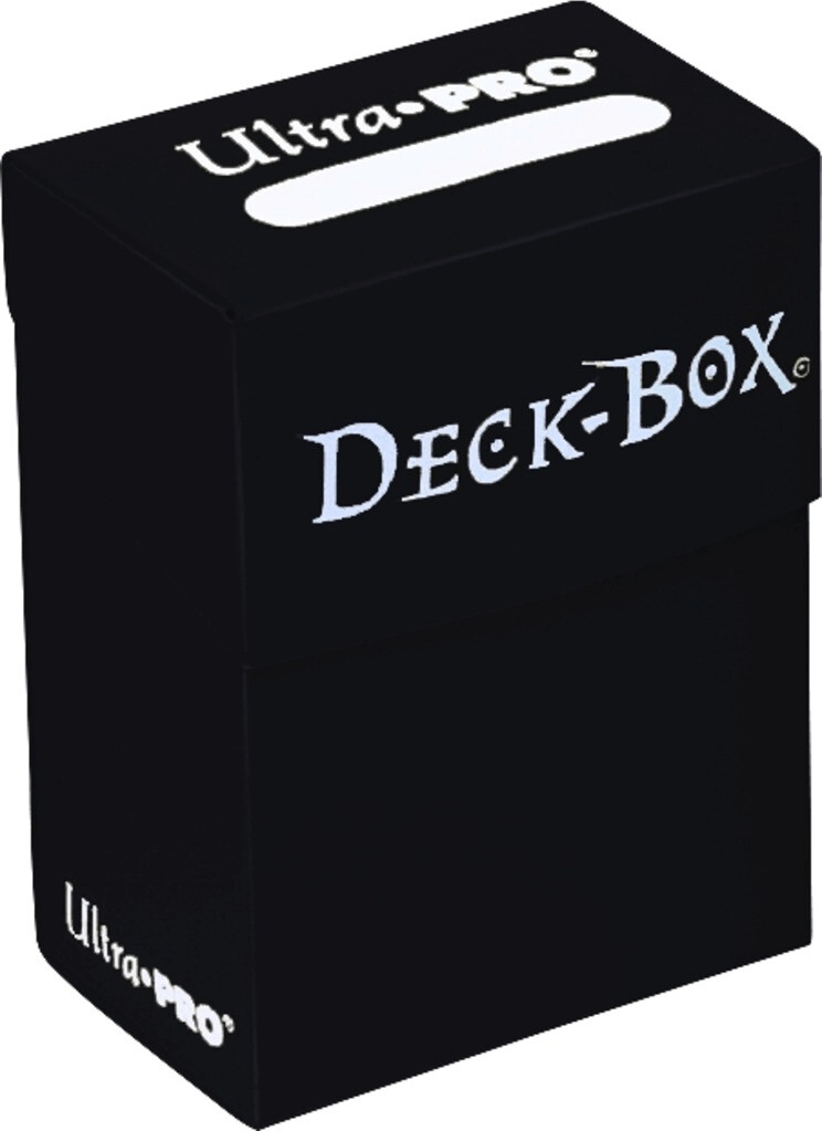 Ultra Pro Boîte polydeck pour 75 deck protectors - noir nacré