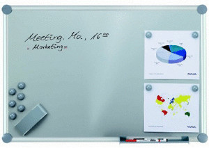 MAUL Whiteboard 2000 Set silver 90,0 x 60,0 cm