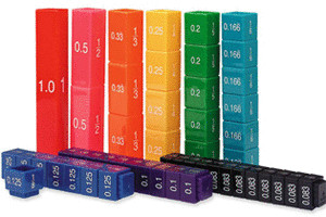 Fraction Tower Cubes: Equivalency Set
