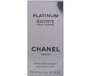 Chanel Platinum Égoiste Deodorant Stick (75 ml) desde 27,95 € | Black Friday 2022: Compara precios en