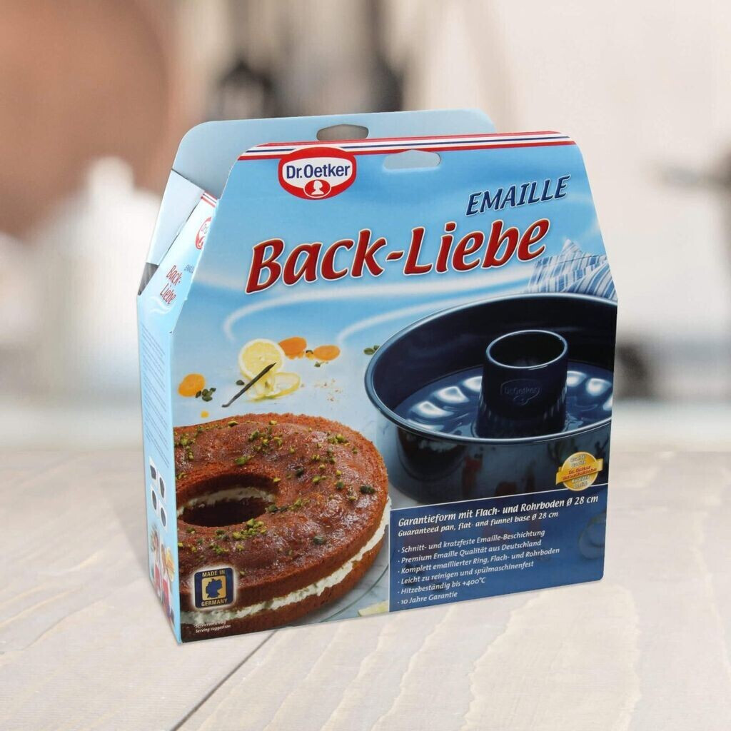 Dr. Oetker Back-Liebe Emaille Garantieform 28 cm mit Rohrboden ab 55,32 ...