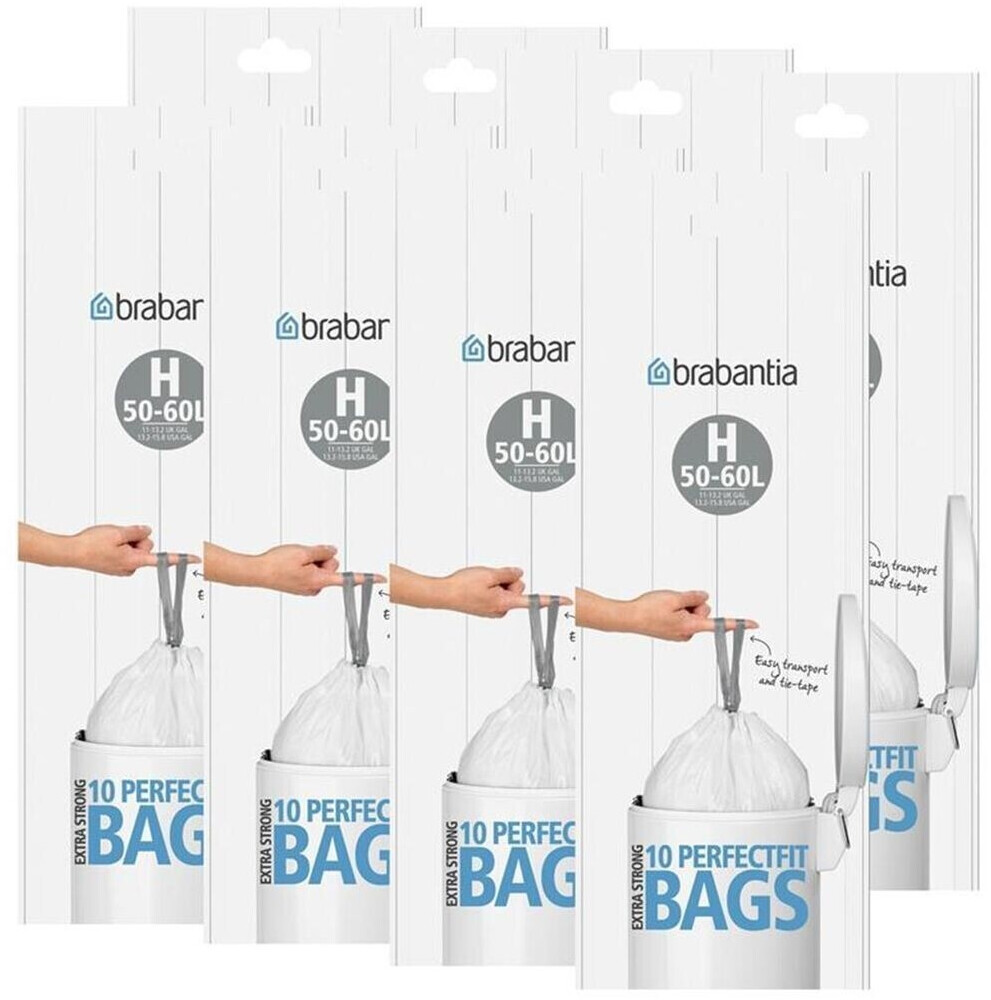Brabantia Smartfix sacs poubelle 50 litres