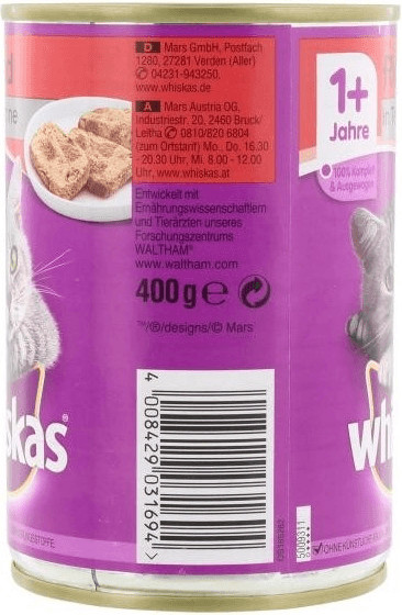 Whiskas Pâtée pour chat 400 g Whiskas Pâtée pour chat 400 g