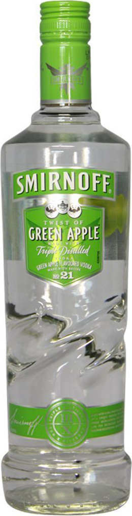 Smirnoff Green Apple Twist 1 L 37,5 %