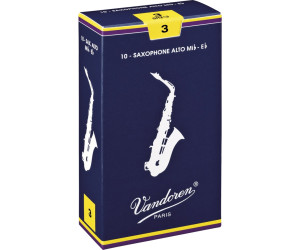 EXCEART 10Pcs Anches de Saxophone Alto Sax 2 5 Bb Lade Anches de Bambou Sax Anches Traditionnelles 