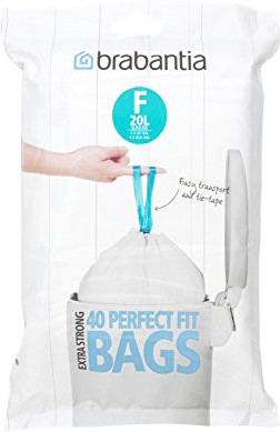 Brabantia Sacs poubelle Smartfix Slimline 20 L (x40)