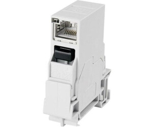 Telegärtner STX Tragschienen Verbinder inkl. RJ45 Kupplung
