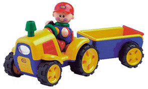 Tolo Premier Ami - Tracteur avec remorque