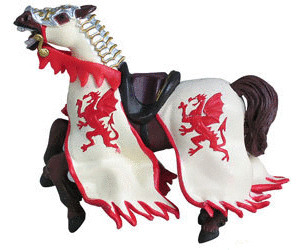 Papo Dragon King Horse red (39388)