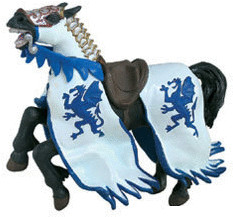 Papo Dragon King Horse, blue (39389)