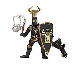 Papo Knight bull black & gold (39917)