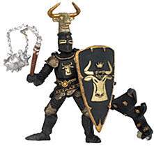 Papo Knight bull black & gold (39917)