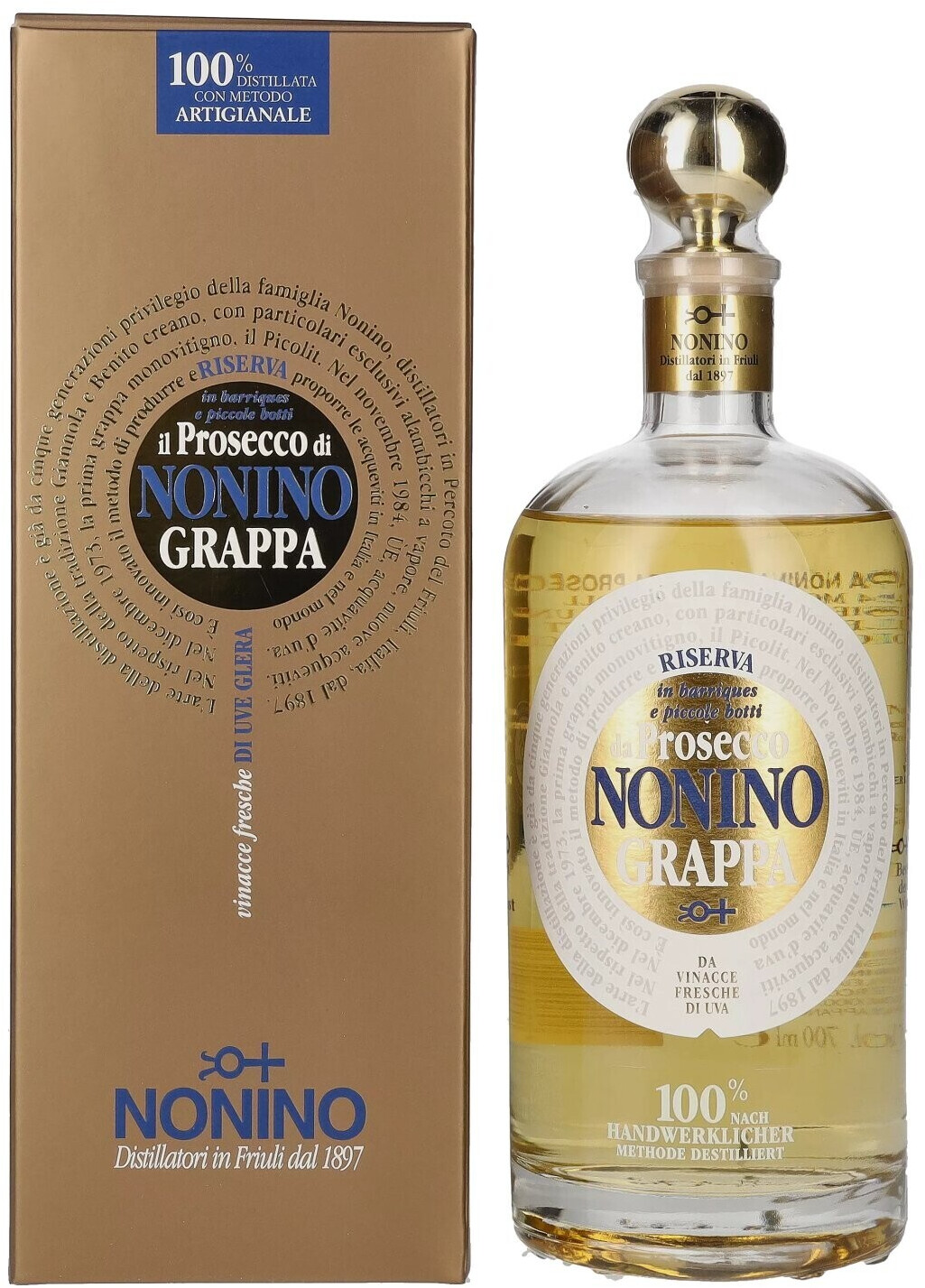 Nonino Grappa di Prosecco Barrique 0,7l 41%