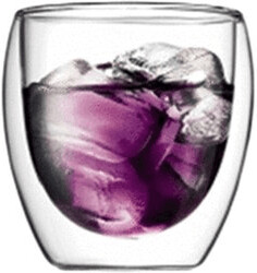 Photos - Mug / Cup BODUM Pavina Double Wall Glass, 0.25 l, Set of 2 