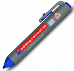 Photos - Felt Tip Pen Edding retract 12 blue 