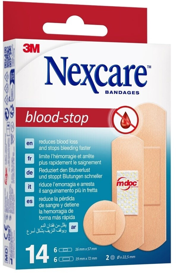 3M Medica Nexcare Blood Stop Plaster Strips (14 pcs.)
